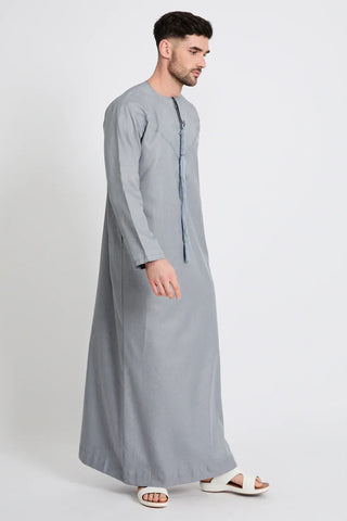 Qamis Premium Emirati - Bleu Dusky